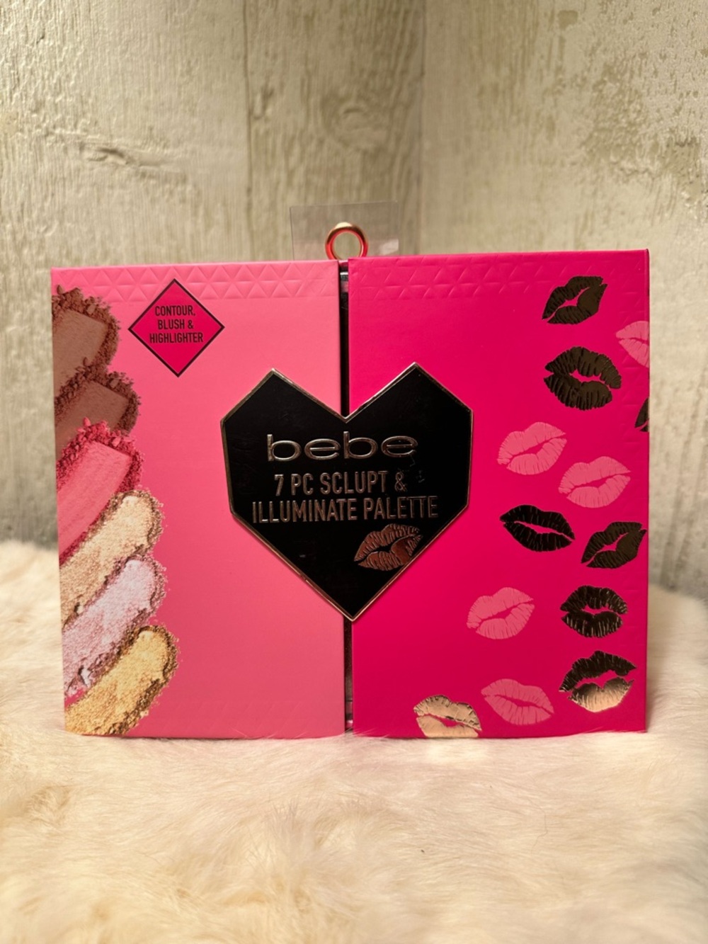 bebe 7-Pc Sculpt & Illuminate Palette - Hot Pink